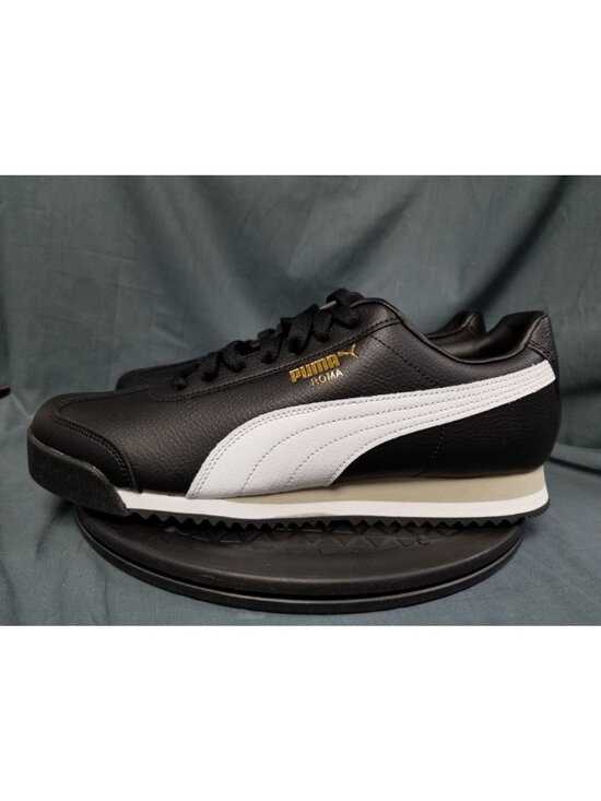 Puma Roma 24 Black White Sneakers 396868 02 Men\'s Size 12 NEW NO BOX! main image 4